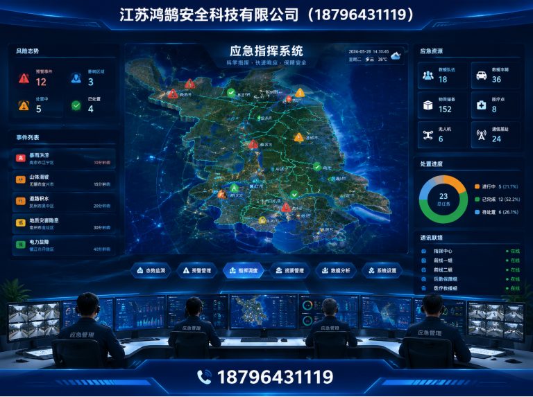 普洱应急指挥系统展示图